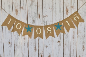 Bride to Be & Wedding Date Set "Starfish"