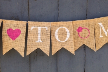 Miss to Mrs "Heart & Ring"