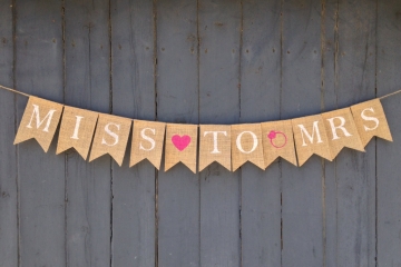 Miss to Mrs "Heart & Ring"