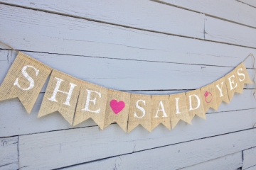 She Said Yes "Heart & Ring"