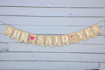 She Said Yes "Heart & Ring"