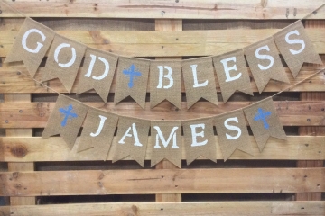 God Bless Banner "Customized"