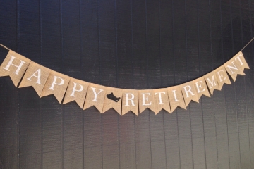 Happy Retirement "Retro Plane"