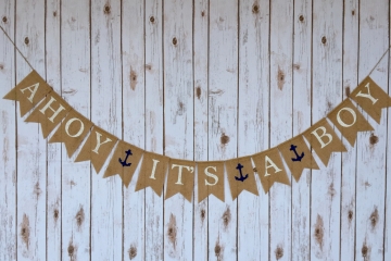 Ahoy It's a Boy "Nautical"