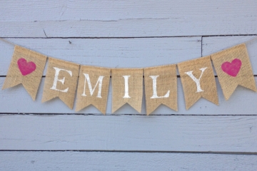 Baby Name Banner "Personalized"