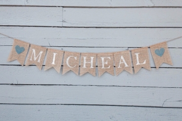 Baby Name Banner "Personalized"