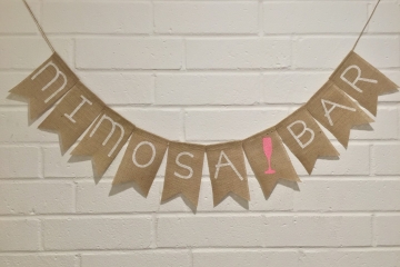 Mimosa Bar Banner "Modern"