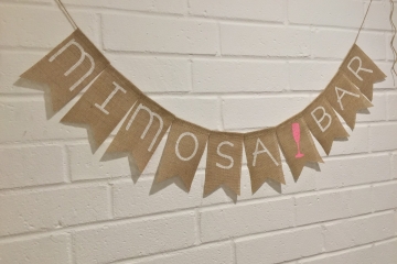 Mimosa Bar Banner "Modern"