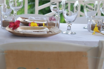 Mr. & Mrs. Burlap Chair Banners