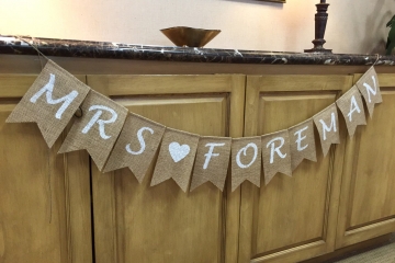 Personalized Mrs Banner "Contemporary"