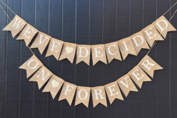 We've Decided on Forever Banner