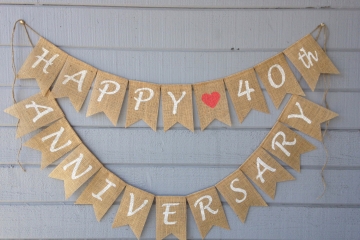 Happy [heart] Anniversary Banner