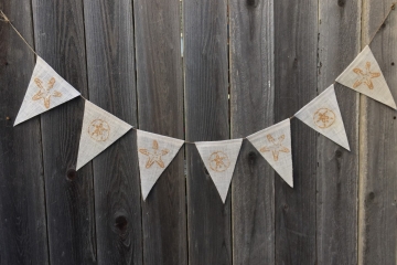 Starfish & Sand Dollars Beachy Bunting