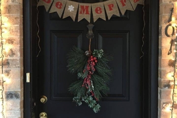 Be Merry Burlap Banner