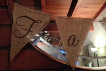 FALL Burlap Banner